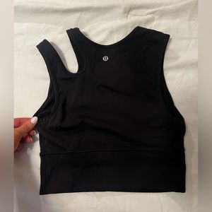 lululemon sports bra/top black